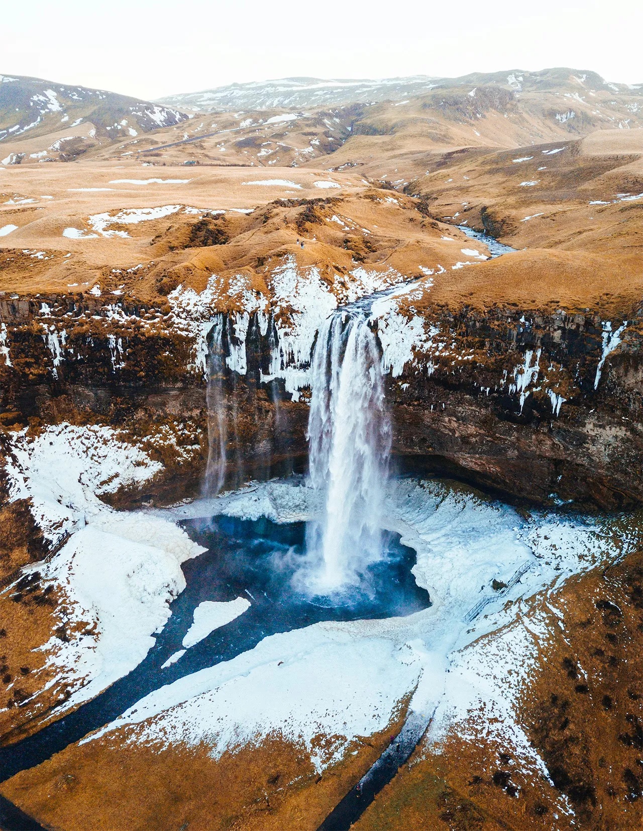 Photo of an Iceland waterfall.